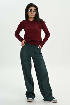 Брюки из мягкой эко замши