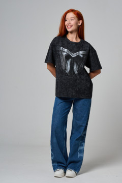 8594 футболка женская оверсайз