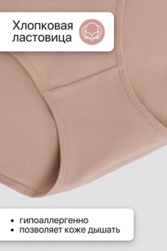 Трусы 3903 хлопковые высокие 3 шт