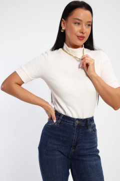 Водолазка с коротким рукавом 32105