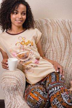 Пижама с бриджами Утро