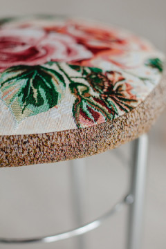 Подушка для мебели Сидушка на табурет круглая