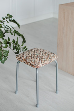 Подушка для мебели Сидушка на табурет квадратная