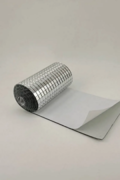 61041 Зеркальная лента-мозаика 8см