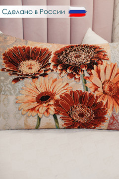 Наволочка декоративная Герберы 50х70