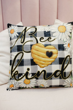 Наволочка декоративная декоративная 2шт рогожка Гном и Цветок