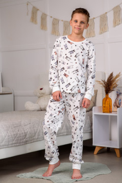 Детская пижама с брюками Собачки