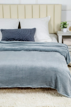 Плед велсофт Bio-Line, мягкий пушистый кубик