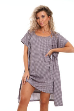 Пеньюар с сорочкой с сорочкой Флора 044