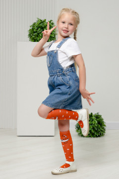 Детские гольфы Лисенок (набор 2 пары)