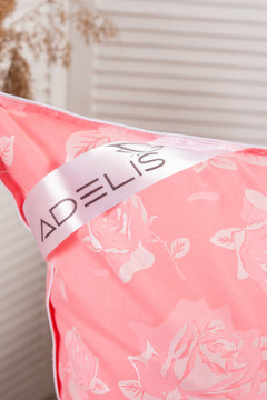 Подушка "Лебяжий пух" тик леб. пух, атл. кант, отстрочка, лента, сумка(Н)