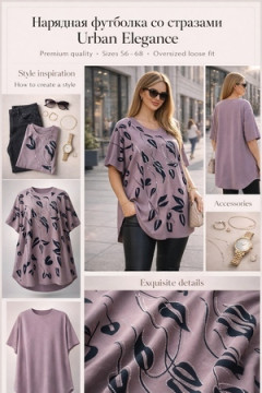 Футболка F8113 Urban Elegance