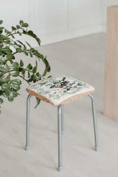 Подушка для мебели Сидушка на табурет квадратная