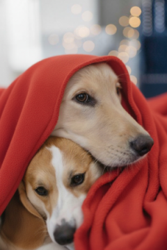 Плед Флисовый красный 100% полиэстер, плотность 130 г/м2