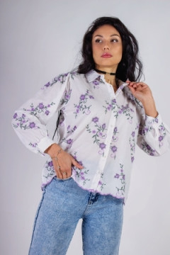 Рубашка хлопковая с вышивкой, арт. 050-G