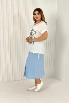 Костюм с юбкой 52323