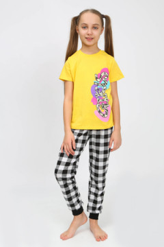 Пижама с брюками 91240 для девочки (футболка, брюки)