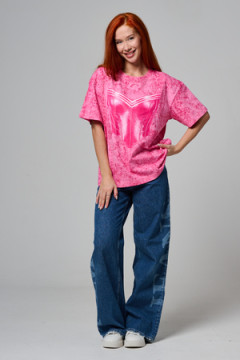 8594 футболка женская оверсайз