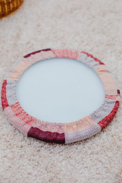 Подушка для мебели Сидушка на табурет круглая