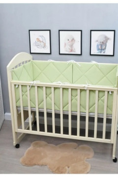 Бортик в кроватку для новорожденных стеганые