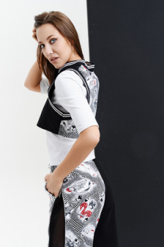 Костюм с брюками 67005 (тройка)