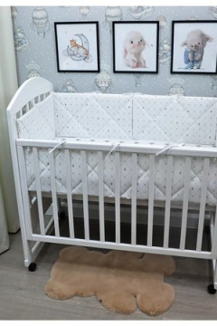 Бортик в кроватку для новорожденных стеганые