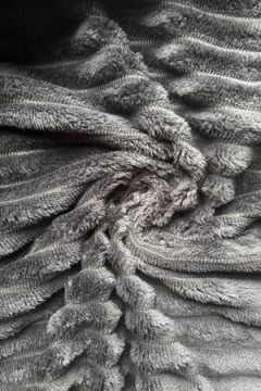 Плед Велсофт, плотность 220 г/м2 Pehmea Satu темно-серый