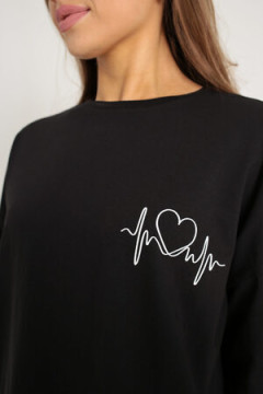 Футболка оверсайз с принтом