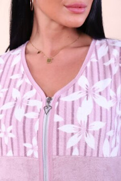 Халат 503 махровый Цветы