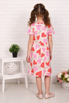 Платье Валентинка короткий рукав