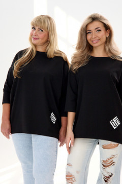 Лонгслив Футер life (к/р)