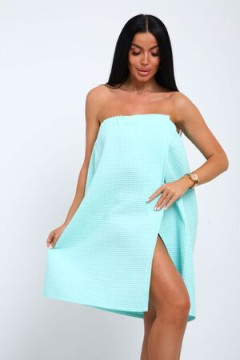 Полотенце для бани и сауны вафельное на липучке