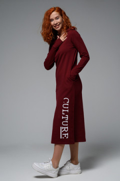 8520 Платье с капюшоном