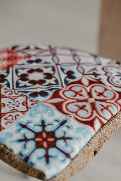 Подушка для мебели Сидушка на табурет квадратная