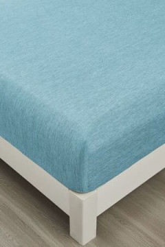 Простыня на резинке Страйп Меланж с высотой борта 25 см