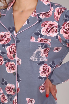 Пижама с брюками ТК 215 роз