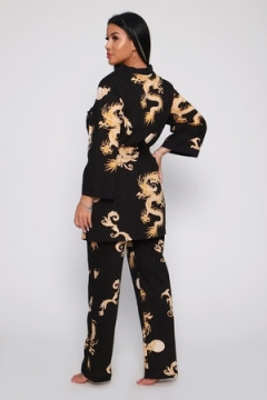 Пеньюар тройка Драконы 929