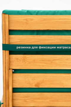Матрас для шезлонга, лежака 60х190 сегментный SZO, Oxford 600D, поролон, пенополиуретан, непромокаемый Bio-Line