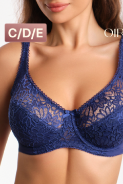 Бюстгальтер кружевной OIRO с цветочным принтом MARTA 2806