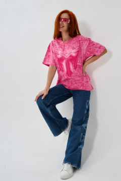 8594 футболка женская оверсайз