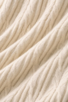 Джемпер Cable V-Neck Cream арт. 2027