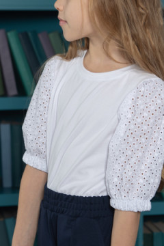 Блузка Ольга короткий рукав