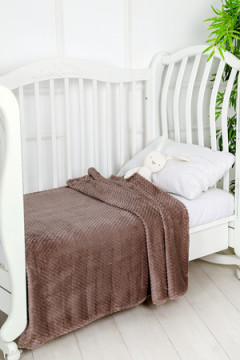 Плед велсофт Bio-Line, мягкий пушистый кубик