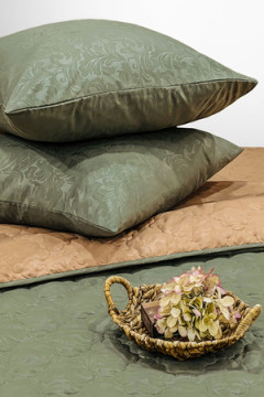 КПБ с одеялом New Style КМ-029 хаки-охра