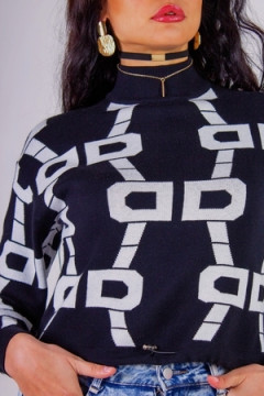 Джемпер с фиксатором Графика арт. 3765