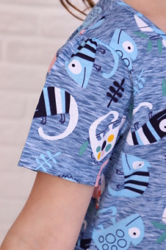 Платье Цвет настроения короткий рукав