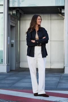 Рубашка джинсовая оверсайз