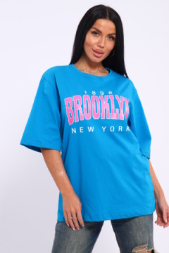 Футболка с надписью Brooklyn, плотность 190гр., Арт. 803