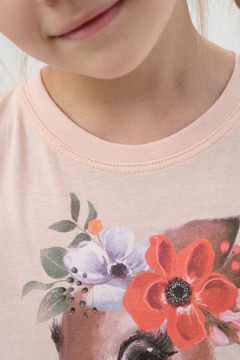 Пижама с брюками Кулирка с рибаной длинный рукав