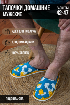 Тапочки домашние С-6ММ(пч)-МР мужские